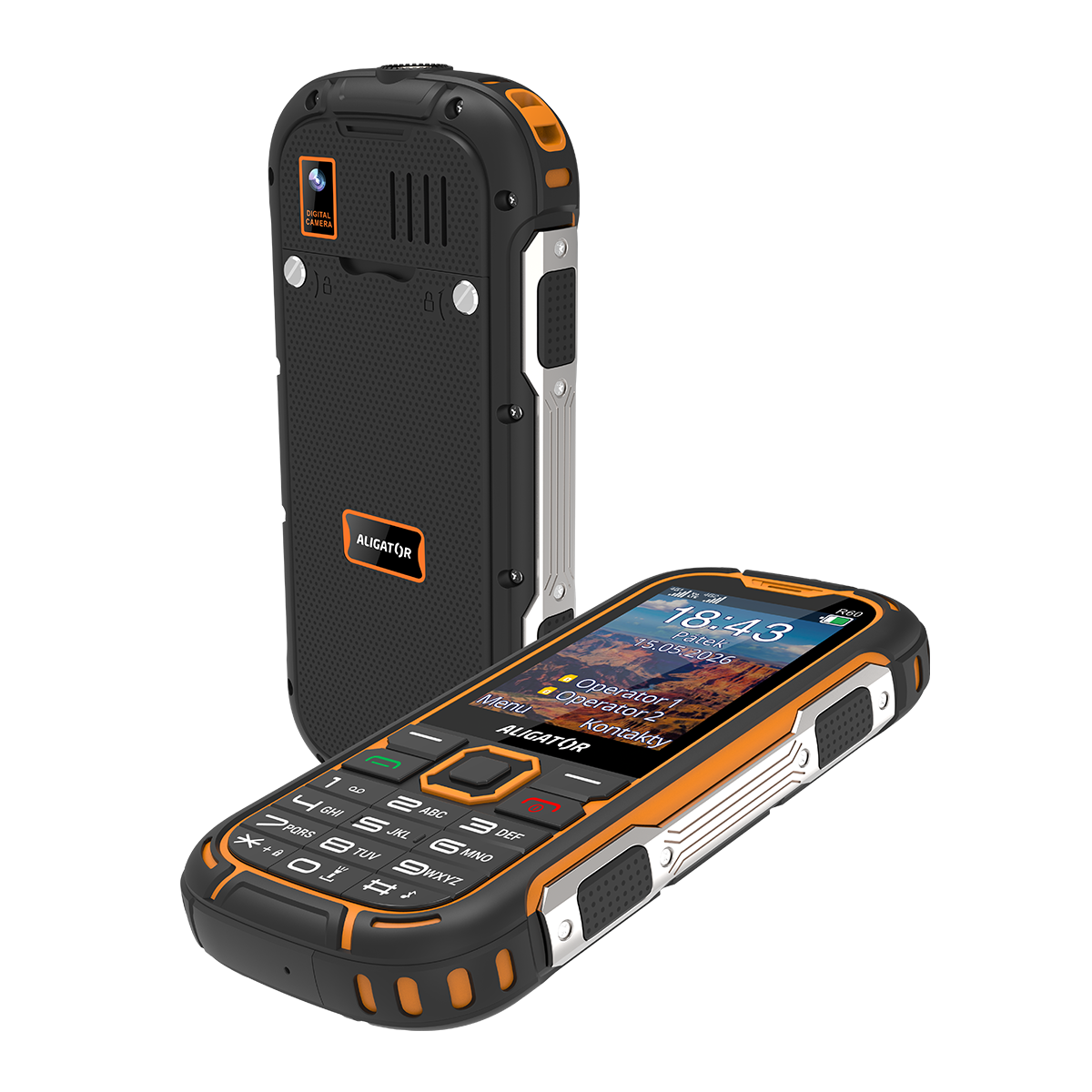 ALIGATOR R60 eXtremo černo-oranžový
