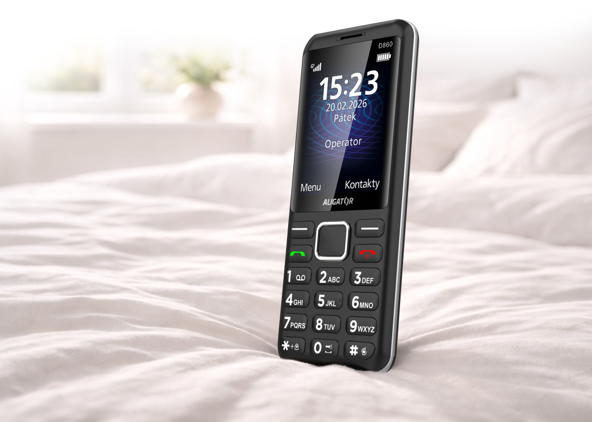 ALIGATOR D860 Dual sim černý