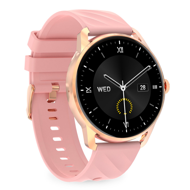 Chytré hodinky ALIGATOR Watch AMOLED PRO, růžové