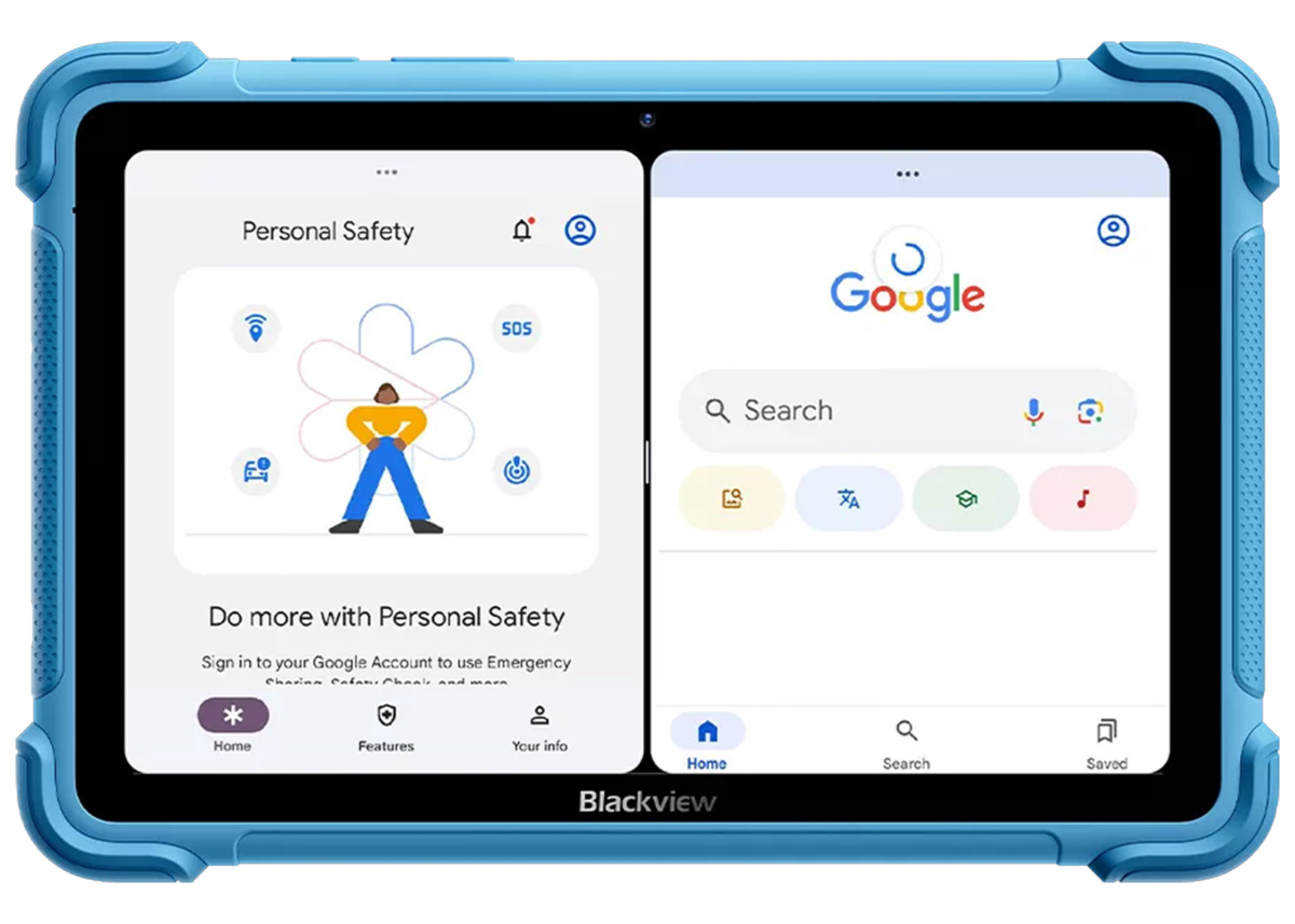 Tablet 8,68" Blackview LINK 1 Kids 4/64GB modrý
