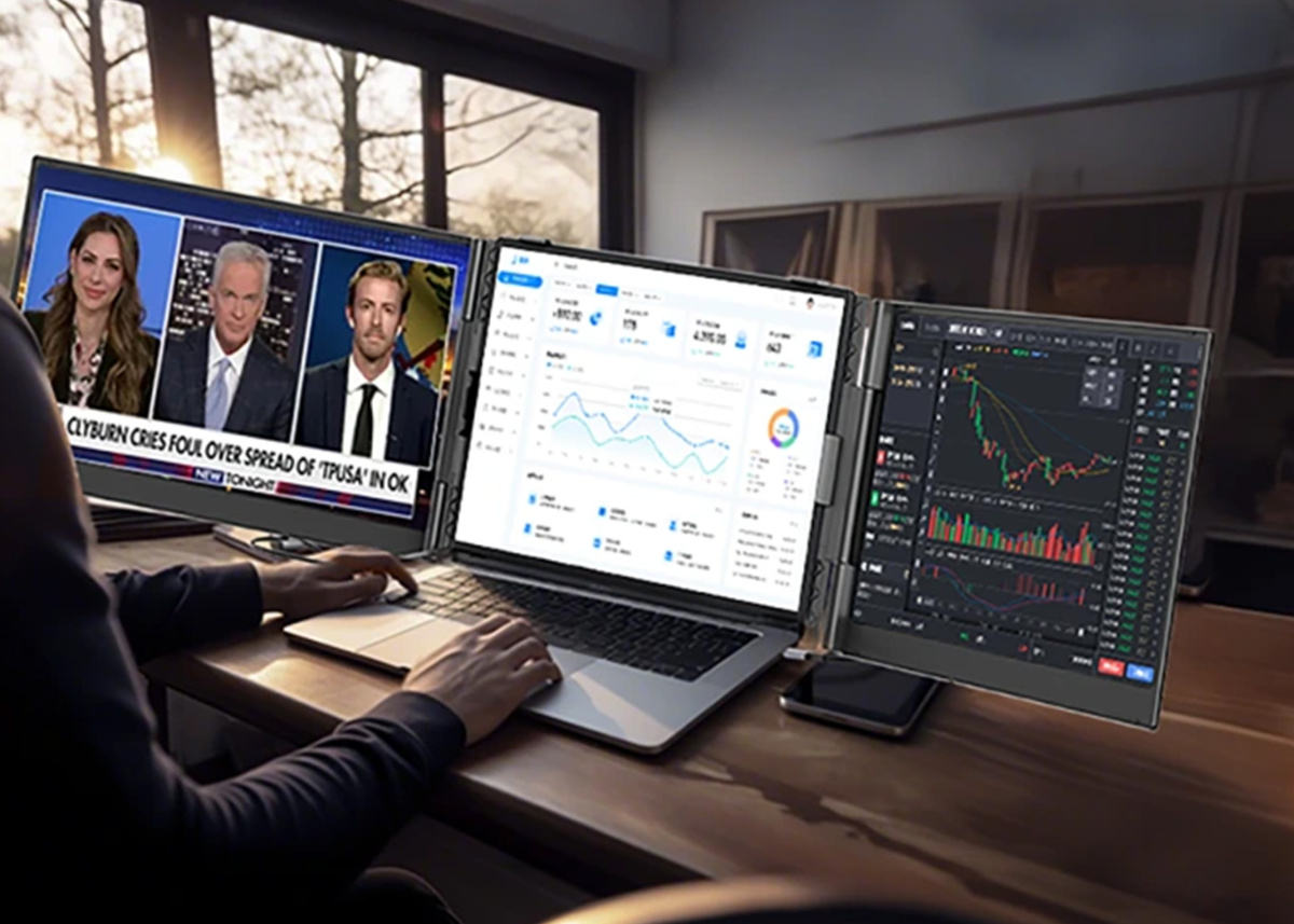 Duální přídavný LCD monitor 15,3″ Blackview DCM8