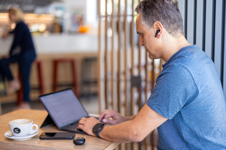 TWS sluchátka Aligator Pods ANC TWS08, černá