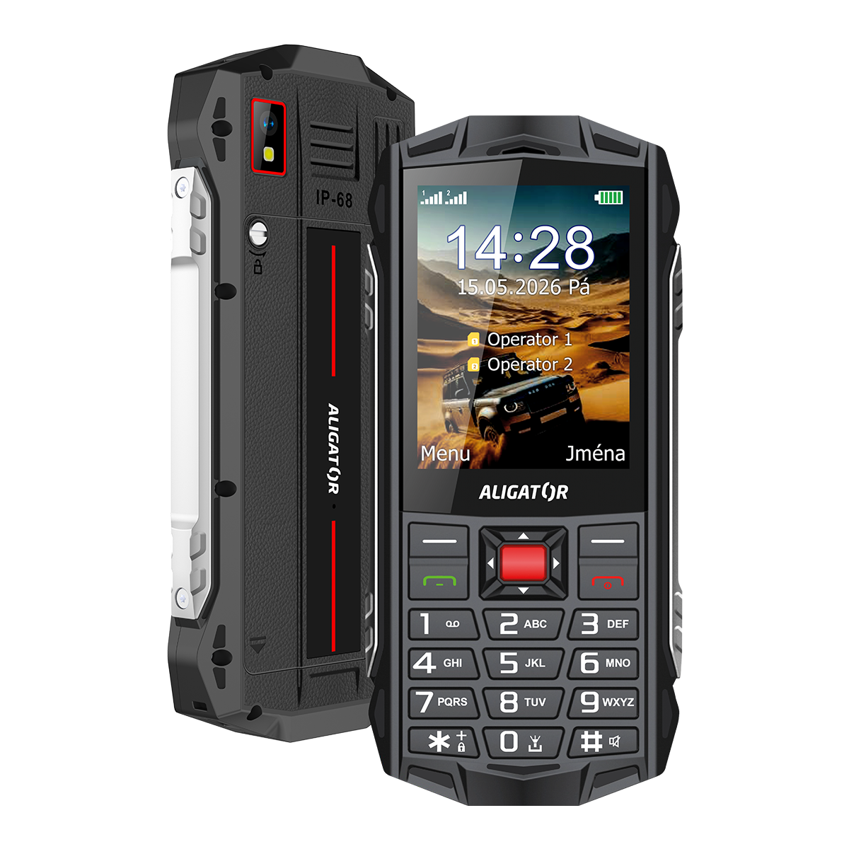 ALIGATOR R45 eXtremo černo-červený