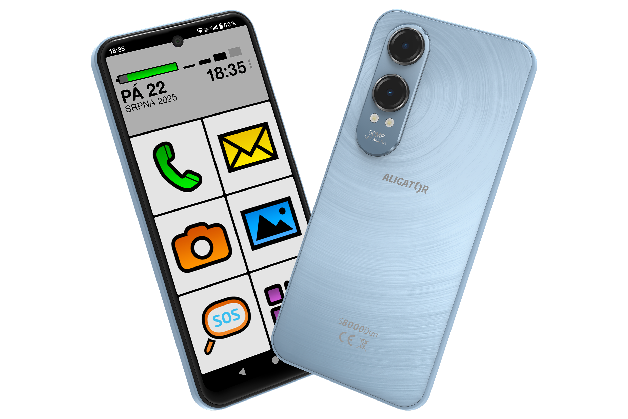 ALIGATOR S8000 SENIOR modrý