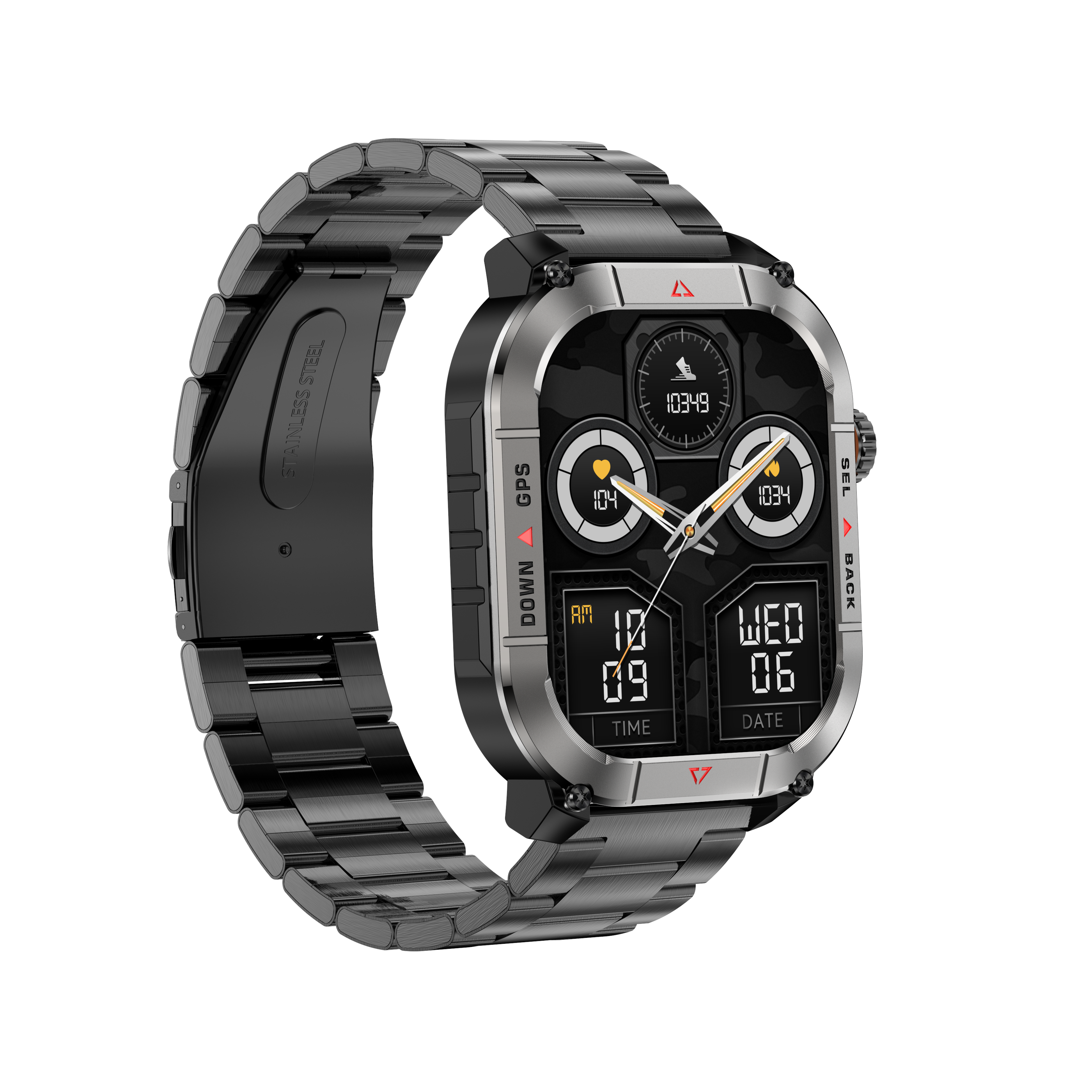 ALIGATOR Watch Sport GPS, černé