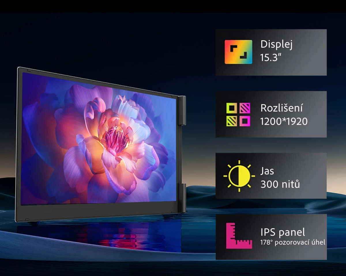 Přídavný LCD monitor 15″ Blackview SCM8