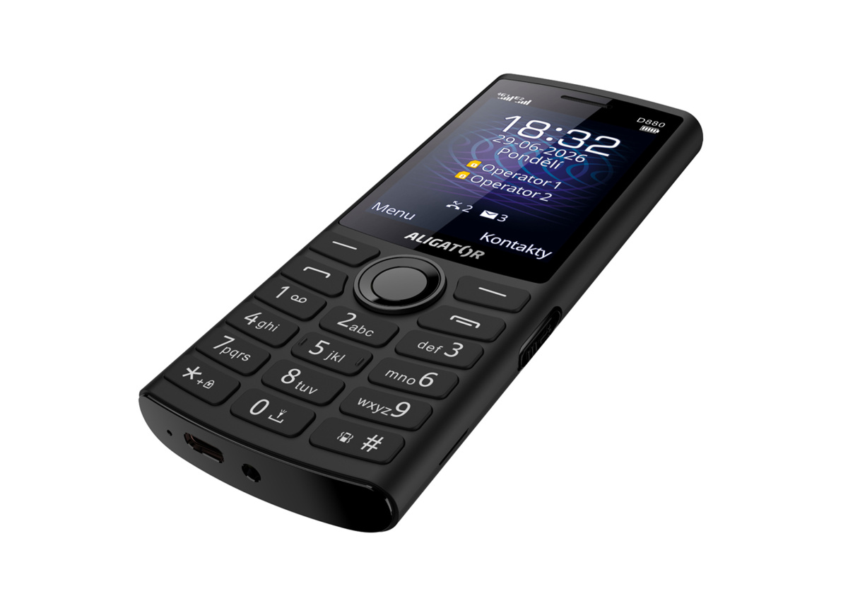 ALIGATOR D880 Dual SIM, modrý