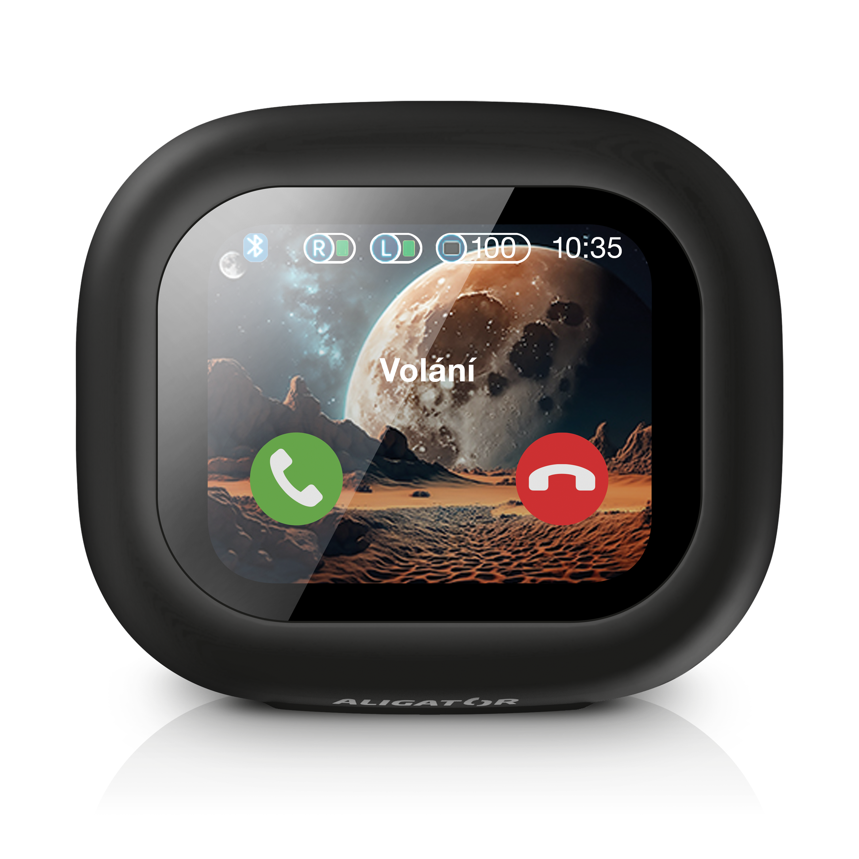 Překladač a TWS sluchátka 2v1 Aligator Pods Translate, černá