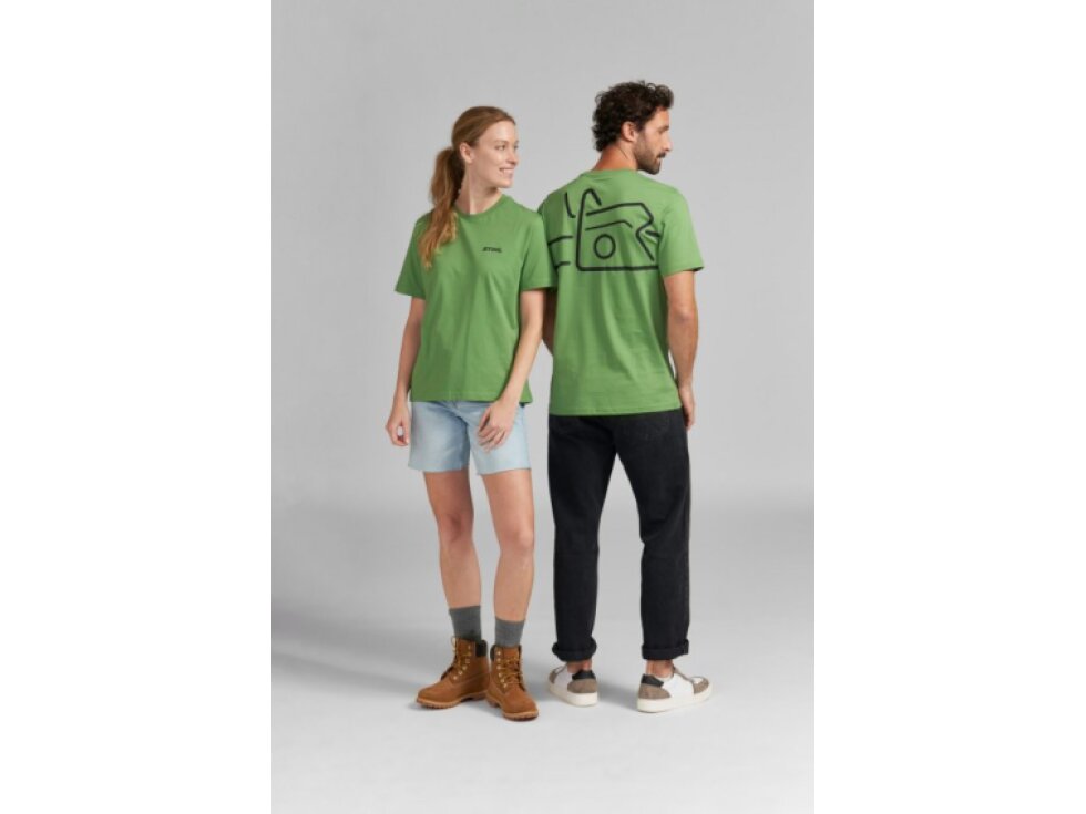 Tričko CHAINSAW BACK-zelené