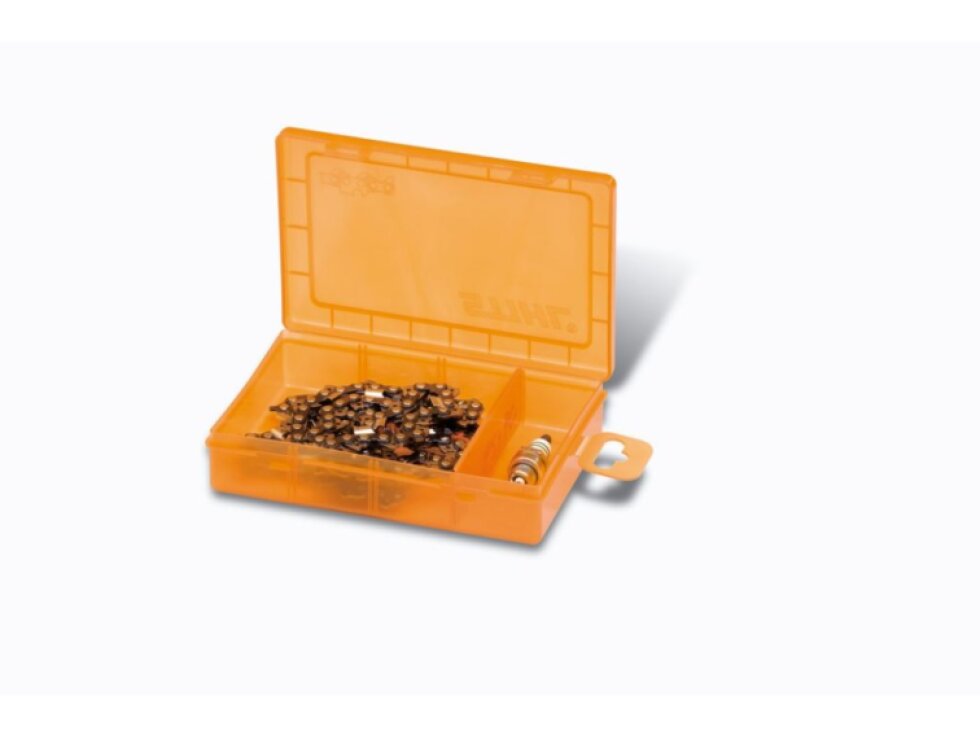 Krabička pro uložení pilových řetězů