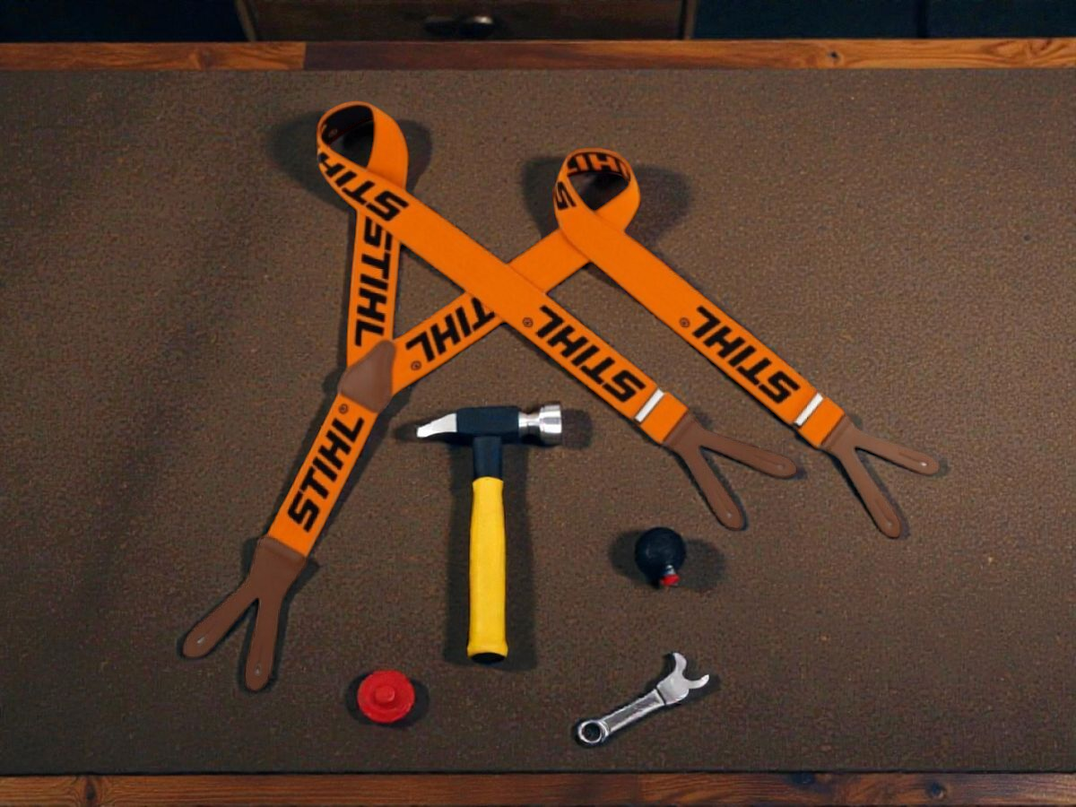 Šle na knoflíky oranžové