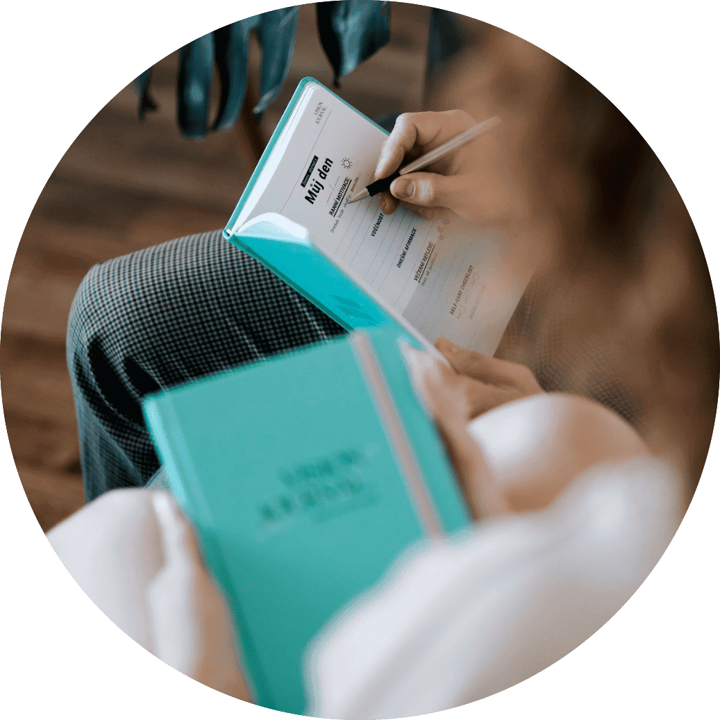 párový VISION JOURNAL - černý, béžový