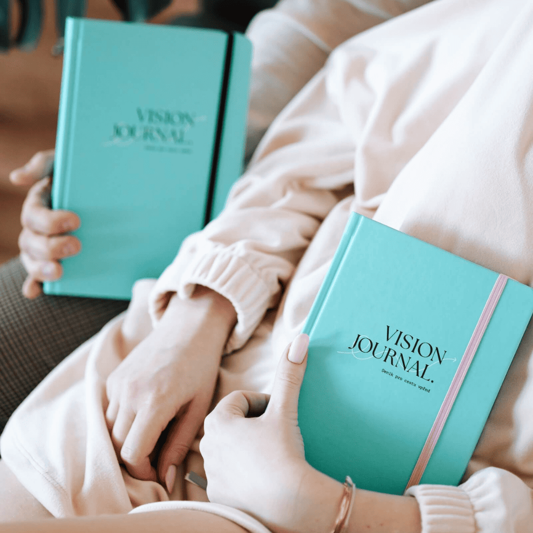 párový VISION JOURNAL - mint růžový, černý
