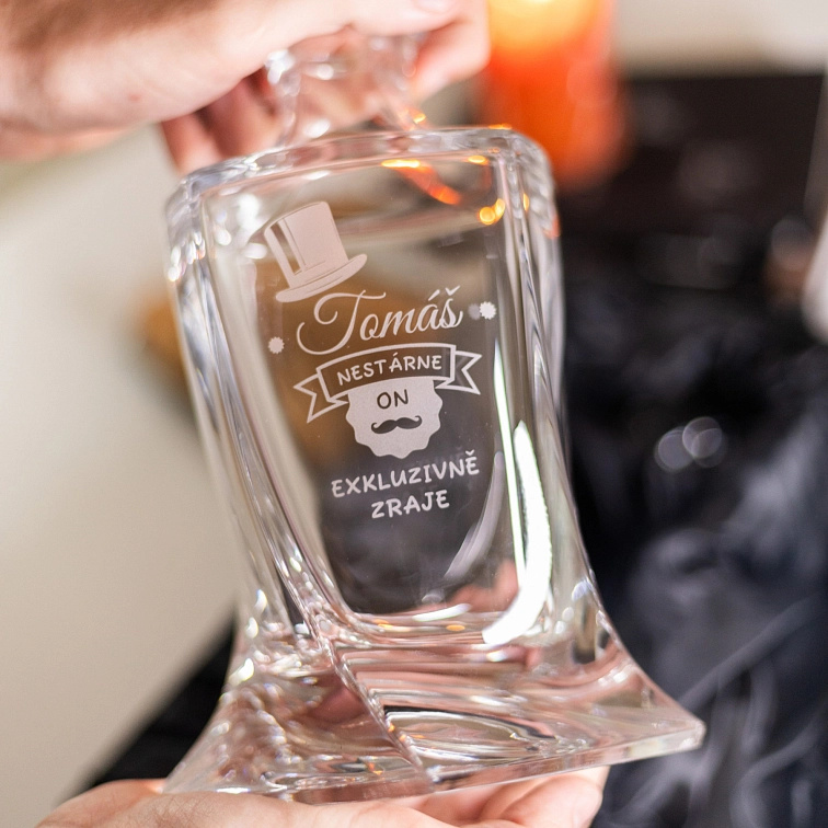 Whisky set s monogramom Grosvenor 1+4