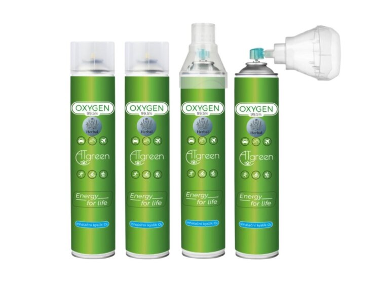 Inhalační Kyslík O2 (14L) 1 ks - Herbal