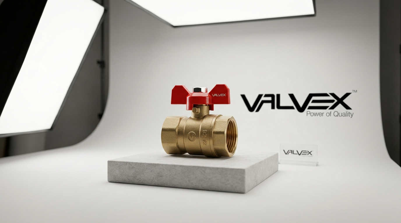 VALVEX Odolný Guľový Ventil FF Motýľ 3/4"