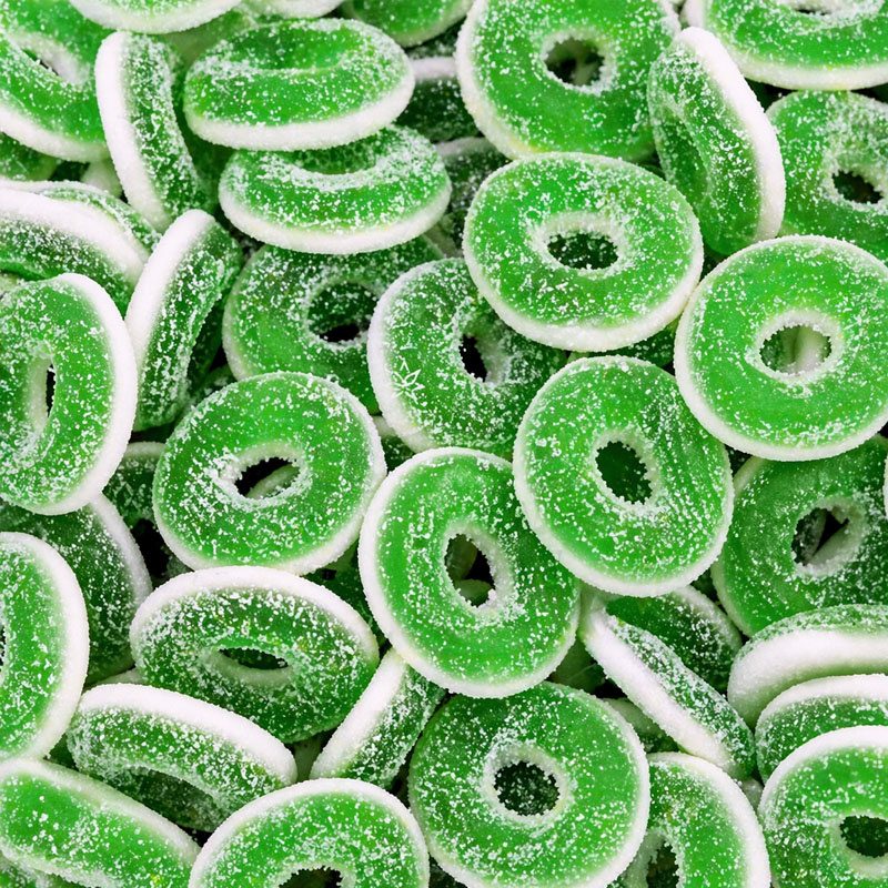 CBD Jablečné Kroužky 120ks (3600mg)