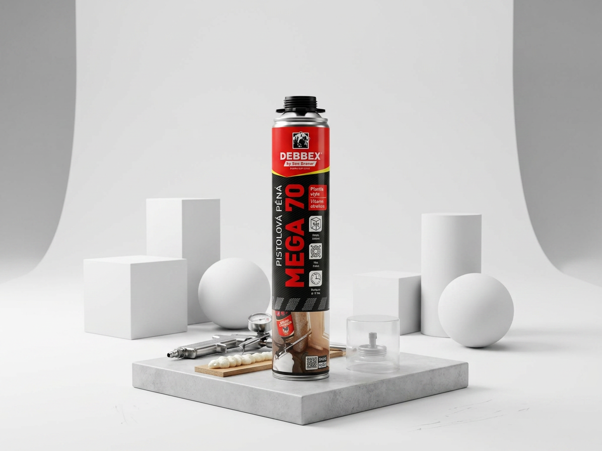 Pěna montážní Den Braven MEGA 70 - 870 ml