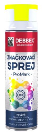 Značkovací sprej PRO MARK žlutá 500ml