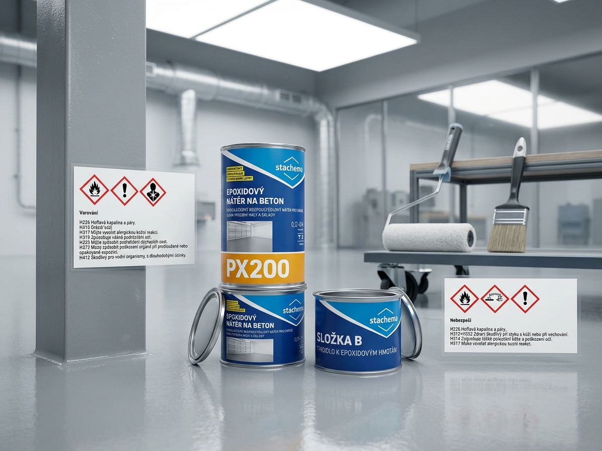 Nátěr epoxidový Stachema PX200 RAL 7040 šedá 5 kg