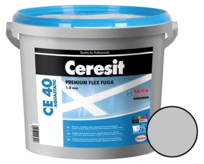 Hmota spárovací Ceresit CE 40 Aquastatic manhattan 2 kg