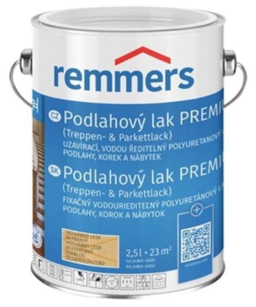 Lak podlahový Remmers Premium bezbarvý lesklý 2,5 l