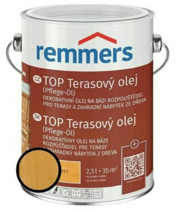 Olej terasový Remmers TOP bangkirai 2,5 l