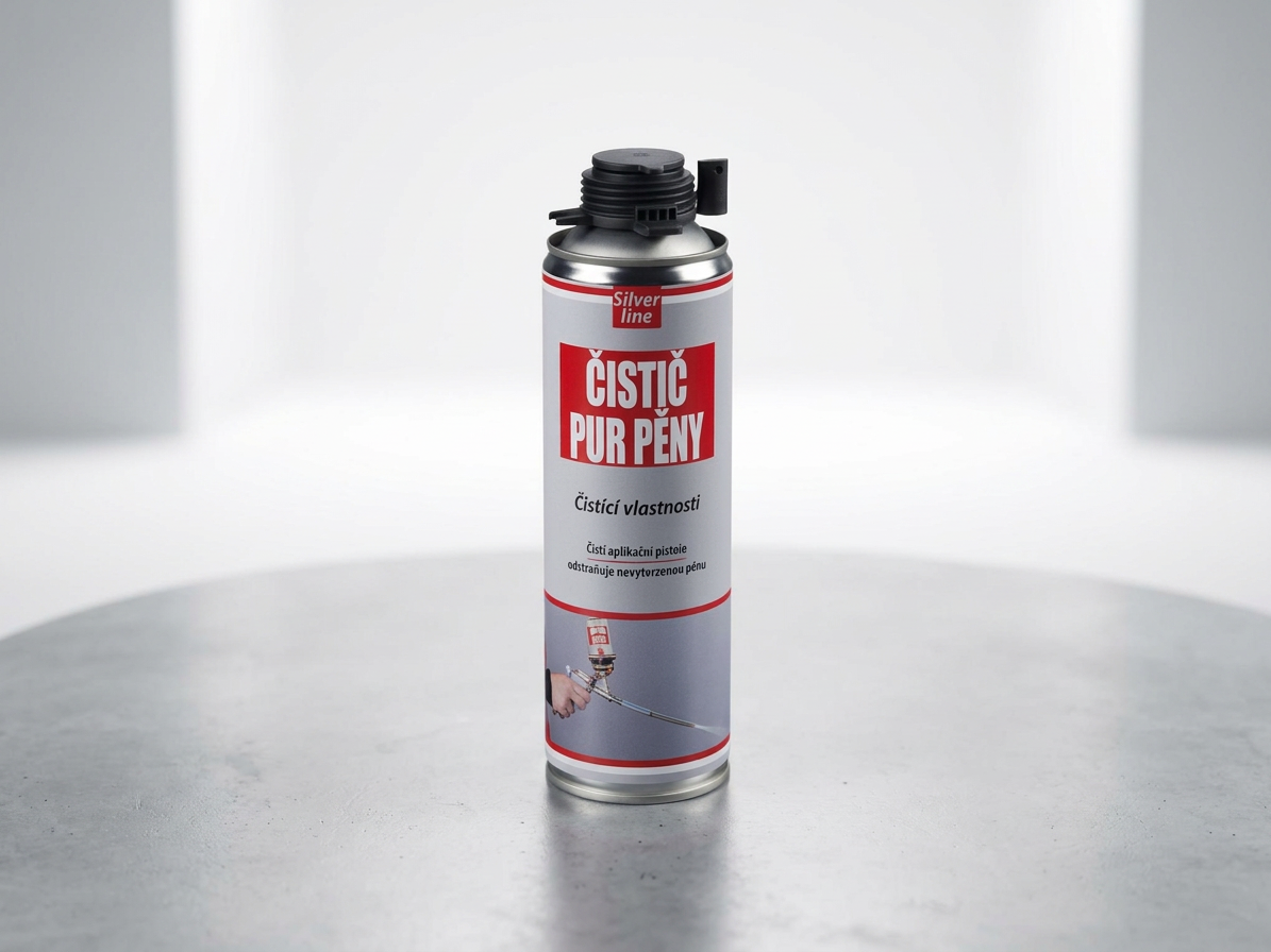 Čistič PUR pěny Silver Line 500ml