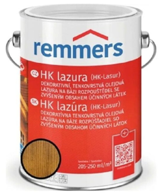 Lazura tenkovrstvá Remmers HK lazura eiche rustikal 0,75 l