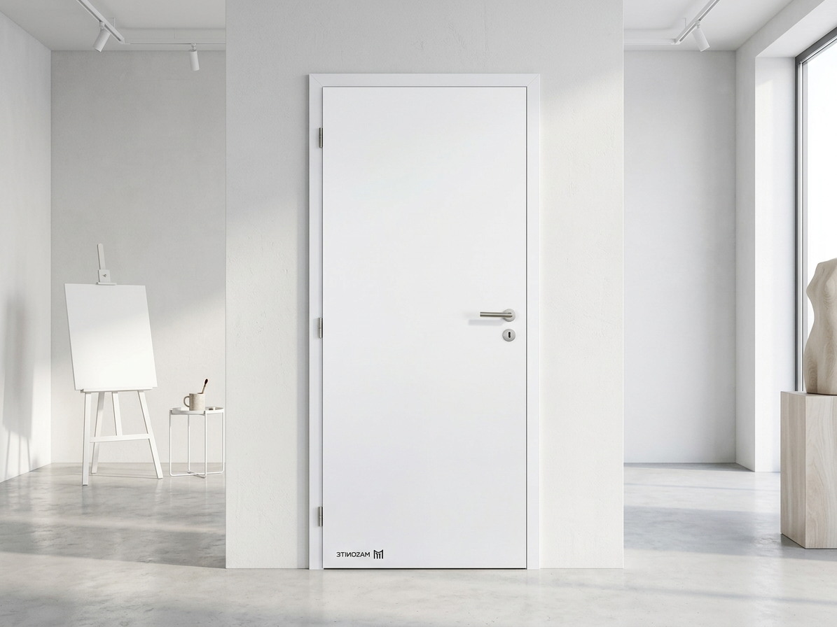 Dveře plné hladké Doornite voština bílé pravé 600 mm