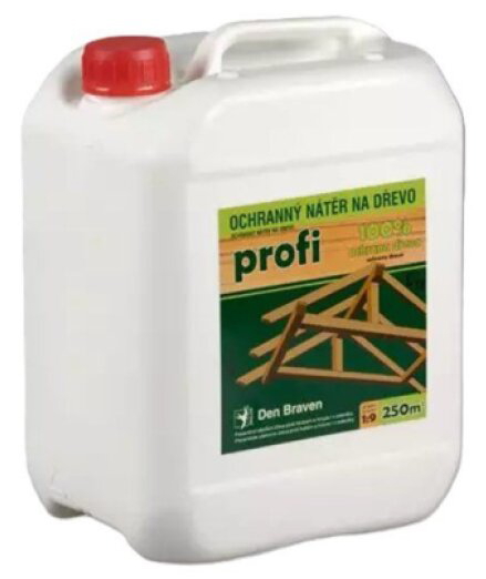 Ochranný nátěr na dřevo PROFI 5 kg zelený