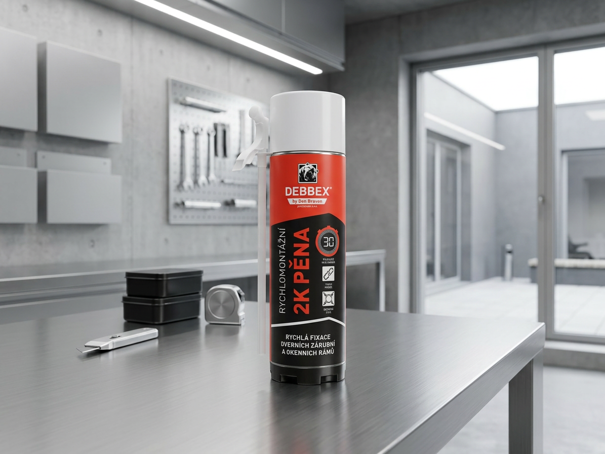 Rychlomontážní 2K pěna Den Braven 400 ml