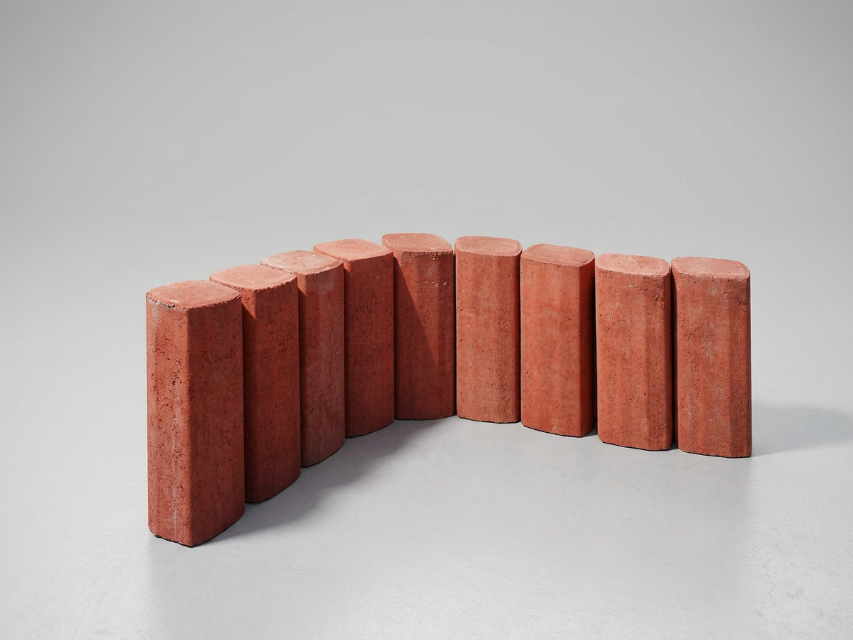 Palisáda betonová BEST PREMIUM červená 110×110×400 mm