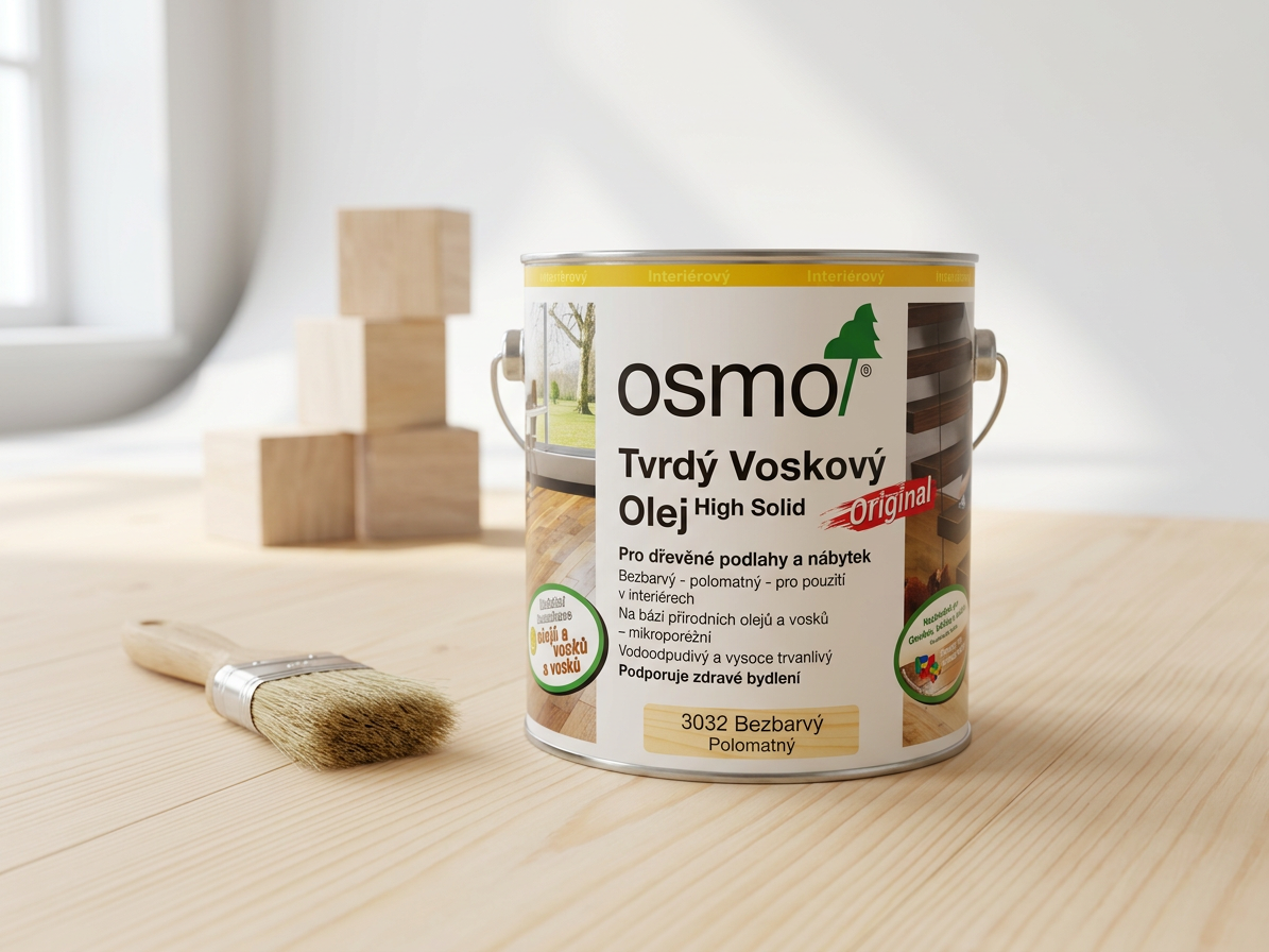 Olej tvrdý voskový Osmo Original 3032 bezbarvý 0,75 l
