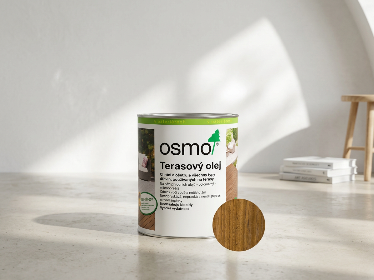 Olej terasový Osmo 007 teak bezbarvý 2,5 l