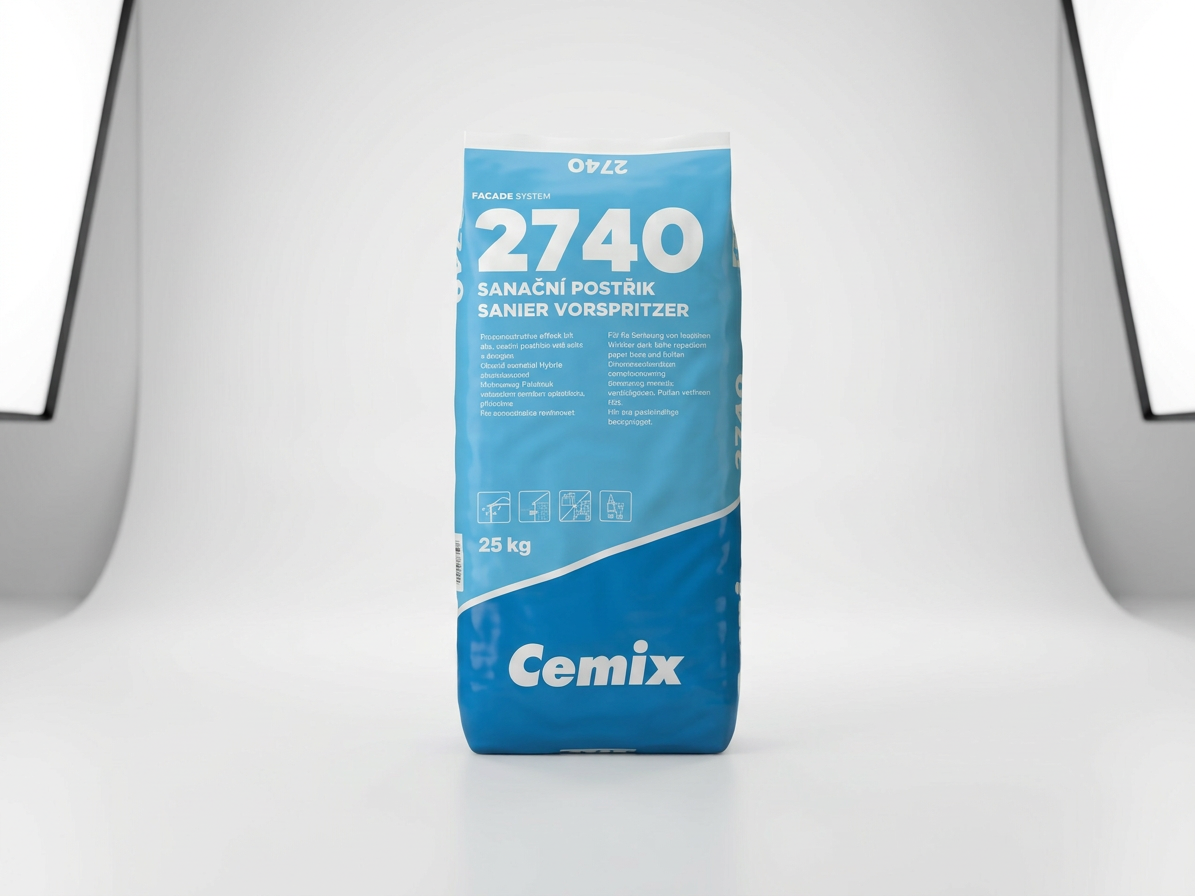 Postřik sanační Cemix 2740 – 25 kg