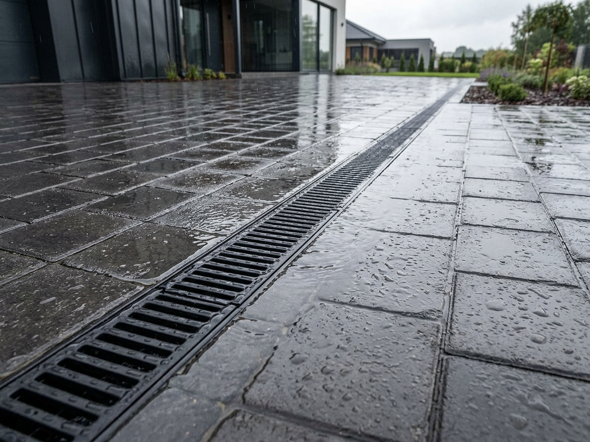 Žlab s plastovým roštem ACO Hexaline 1,0 m
