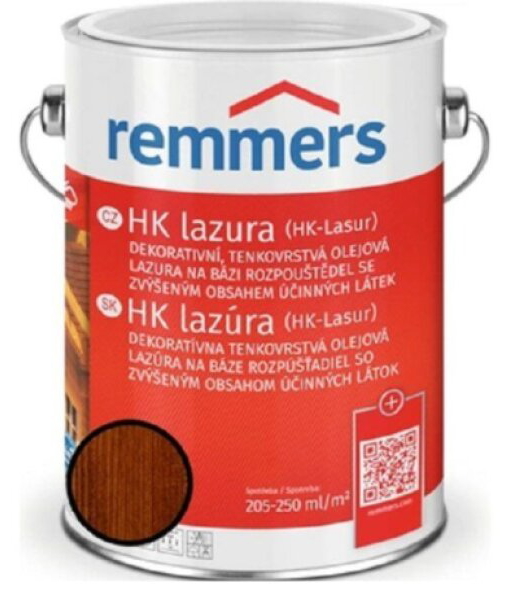 Lazura tenkovrstvá Remmers HK lazura kastanie 2,5 l