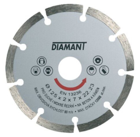 Diamantový kotouč segmentový STANDARD 115 mm