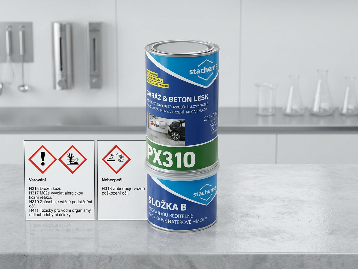 Nátěr epoxidový Stachema PX310 RAL 7045 šedá lesk 1 kg