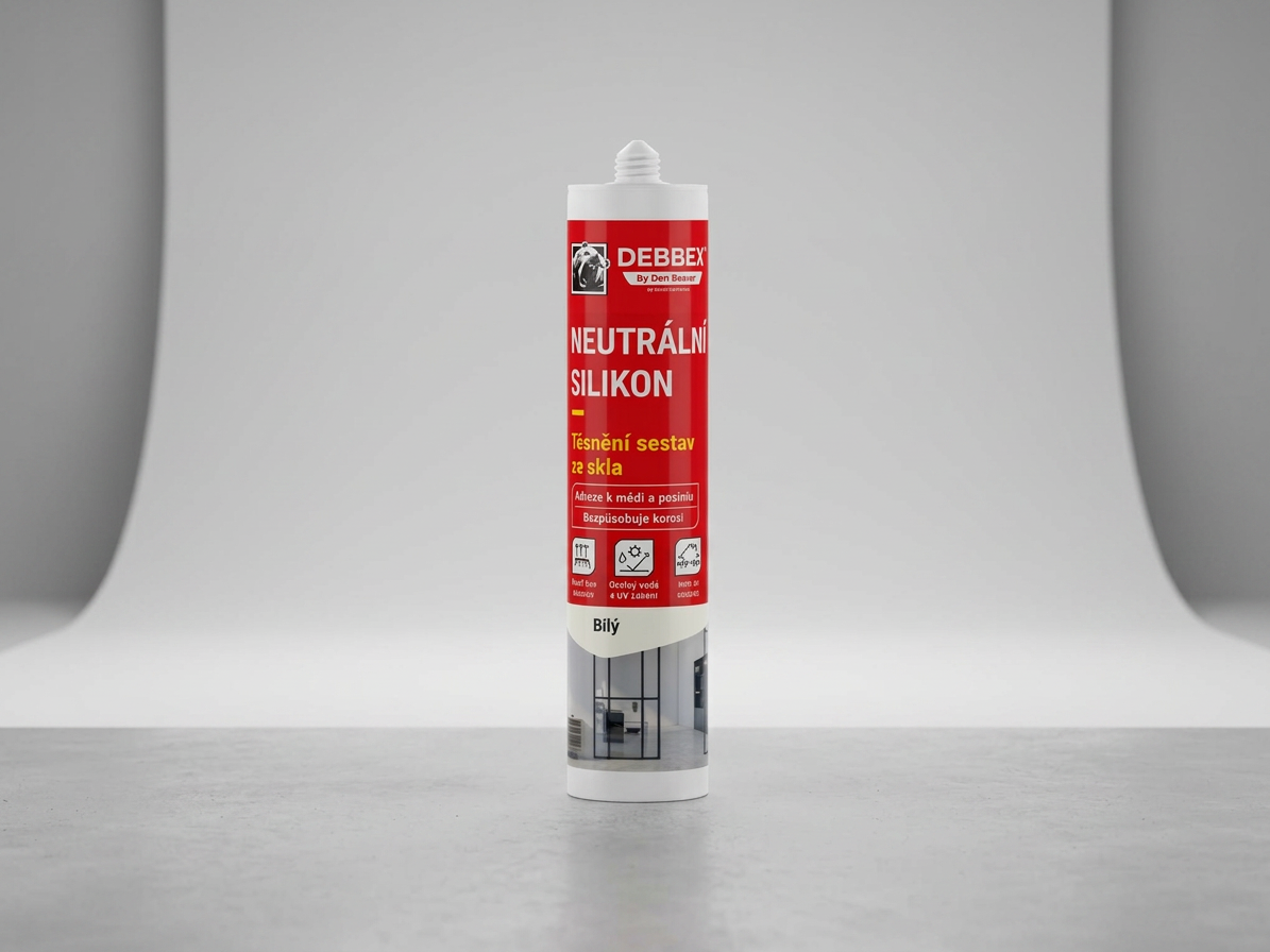 Silikon neutrální Den Braven bílý 280 ml