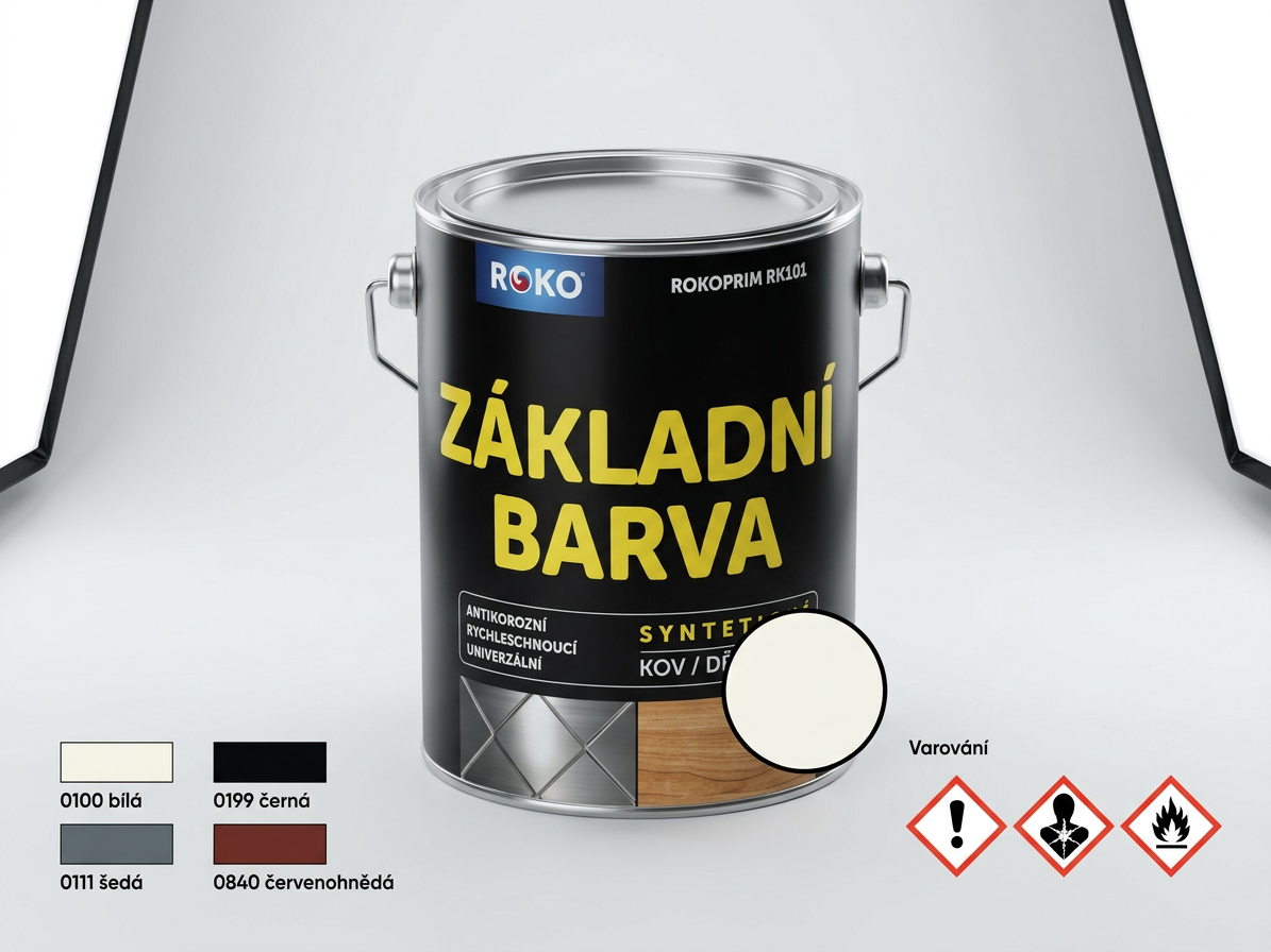 Barva základová Rokoprim bílá 3,2 l