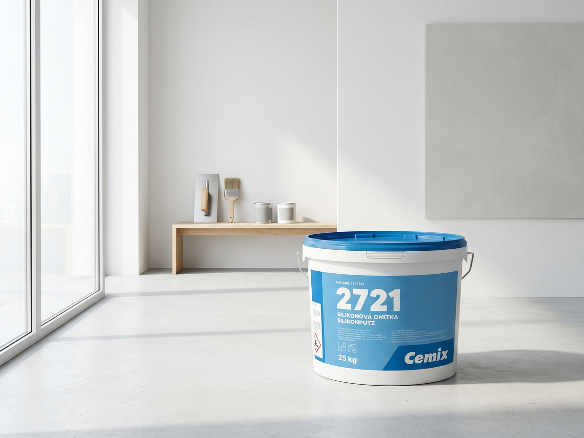 Omítka silikon Cemix 2721 - 25 kg zatíraná 1 mm