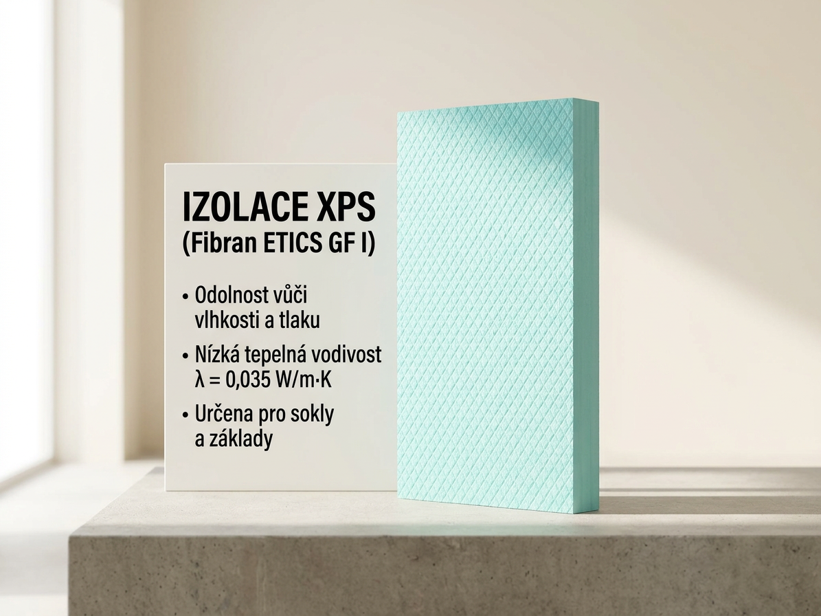 Izolace XPS Fibran ETICS GF I tl.100 mm (3m²/bal.)