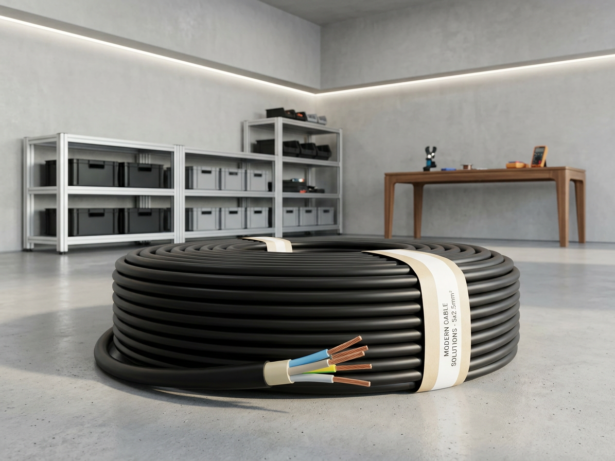 Kabel CYKY-J 5× 2,5 RE (15 m/bal.)