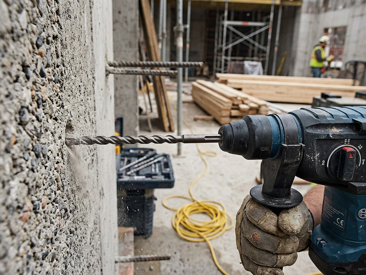 Vrták SDS + s vidiovým křížovým hrotem pro zdivo a beton 5 x 160 mm