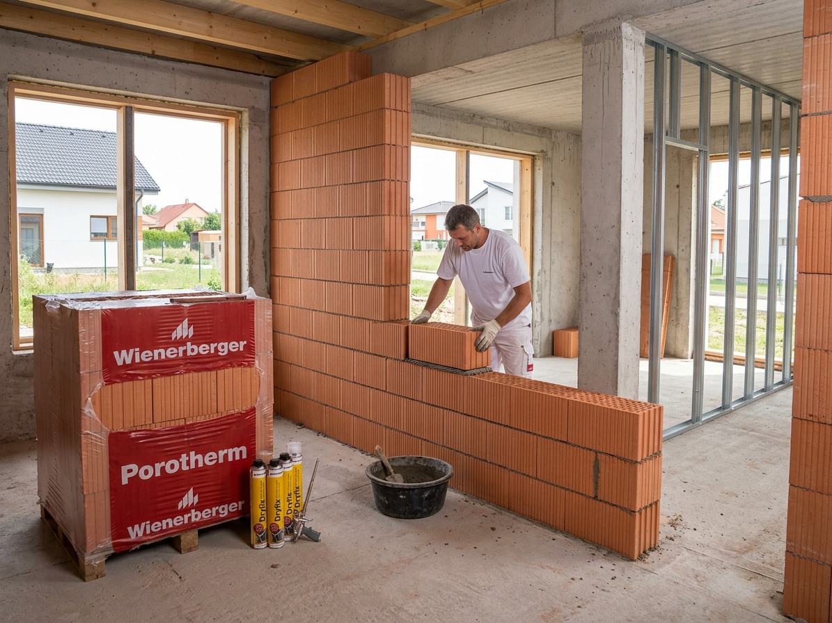 Cihla Porotherm Profi Dryfix P10 - broušená/300×247×249 mm