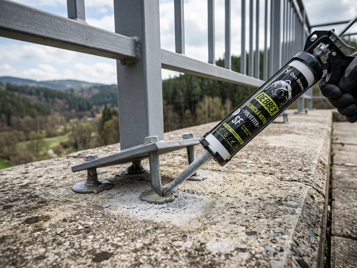 Chemická kotva Den Braven Polyester SF 165 ml