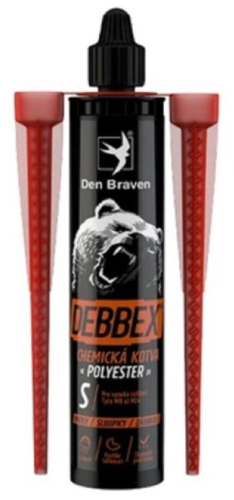 Chemická kotva Den Braven Polyester S 300 ml