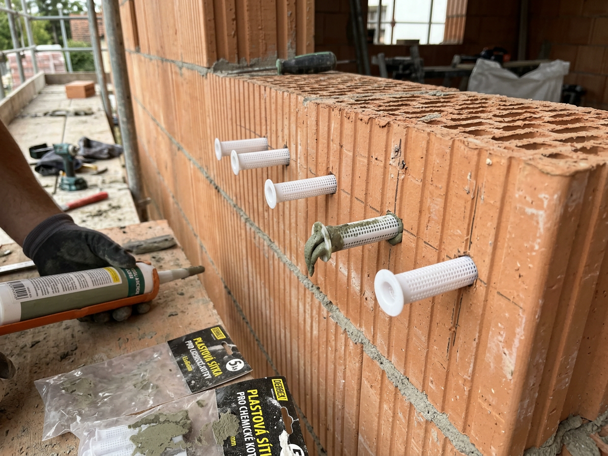 Plastová sítka pro kotvení do dutých materiálů 20 × 85 mm 5 ks